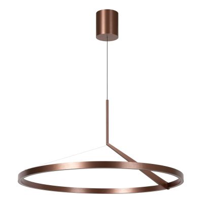 Lucide APPLAUSE - Pendant light - Ø 80 cm - LED Dim. - CCT - 1x50W 2700K/4000K - Hand Wave Sensor - Coffee - Premium